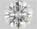 Natural Diamond 3.12 Carats, Round with Excellent Cut, I Color, VS2 Clarity and Certified by GIA