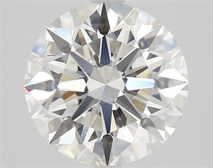 Picture of Natural Diamond 3.12 Carats, Round with Excellent Cut, I Color, VS2 Clarity and Certified by GIA