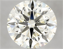 Natural Diamond 4.01 Carats, Round with Excellent Cut, K Color, VS1 Clarity and Certified by IGI