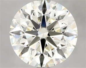 Picture of Natural Diamond 4.01 Carats, Round with Excellent Cut, K Color, VS1 Clarity and Certified by IGI