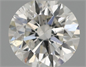 Natural Diamond 0.49 Carats, Round with Excellent Cut, G Color, SI2 Clarity and Certified by IGI