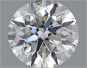 Natural Diamond 0.50 Carats, Round with Excellent Cut, H Color, SI1 Clarity and Certified by IGI