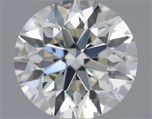 Picture of Natural Diamond 0.50 Carats, Round with Excellent Cut, H Color, SI1 Clarity and Certified by IGI