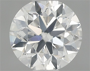 Picture of Natural Diamond 0.50 Carats, Round with Good Cut, H Color, SI2 Clarity and Certified by GIA