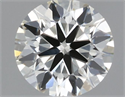 Natural Diamond 0.40 Carats, Round with Excellent Cut, I Color, VS1 Clarity and Certified by IGI