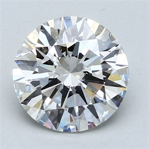 Picture of Natural Diamond 2.01 Carats, Round with Excellent Cut, G Color, SI2 Clarity and Certified by GIA