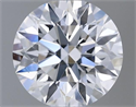 Natural Diamond 0.40 Carats, Round with Excellent Cut, D Color, VS2 Clarity and Certified by GIA