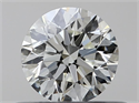 Natural Diamond 0.40 Carats, Round with Excellent Cut, K Color, VVS2 Clarity and Certified by GIA