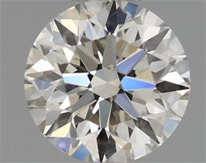 Picture of Natural Diamond 0.41 Carats, Round with Excellent Cut, H Color, VS1 Clarity and Certified by IGI