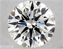 Natural Diamond 0.50 Carats, Round with Excellent Cut, J Color, VS2 Clarity and Certified by GIA