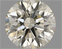 Natural Diamond 0.53 Carats, Round with Excellent Cut, J Color, SI2 Clarity and Certified by IGI