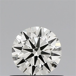 Picture of Natural Diamond 0.55 Carats, Round with Excellent Cut, J Color, VVS2 Clarity and Certified by IGI