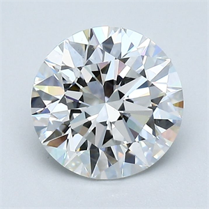 Picture of Natural Diamond 1.51 Carats, Round with Excellent Cut, F Color, VS1 Clarity and Certified by GIA