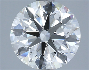 Picture of Natural Diamond 2.92 Carats, Round with Excellent Cut, H Color, VS2 Clarity and Certified by IGI