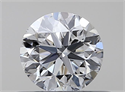 Natural Diamond 0.40 Carats, Round with Very Good Cut, D Color, SI1 Clarity and Certified by GIA