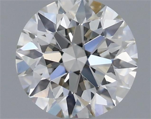 Picture of Natural Diamond 0.40 Carats, Round with Excellent Cut, H Color, VS1 Clarity and Certified by IGI