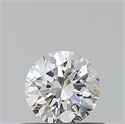 Natural Diamond 0.40 Carats, Round with Excellent Cut, D Color, VS2 Clarity and Certified by GIA