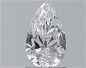 Natural Diamond 1.01 Carats, Pear with  Cut, D Color, VVS2 Clarity and Certified by GIA