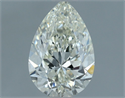 Natural Diamond 1.00 Carats, Pear with  Cut, I Color, VVS2 Clarity and Certified by IGI