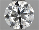 Natural Diamond 0.40 Carats, Round with Very Good Cut, I Color, VVS1 Clarity and Certified by IGI