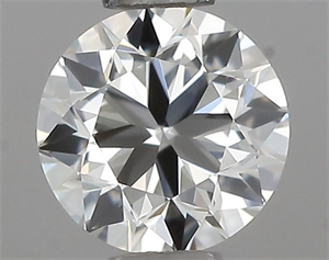 Picture of Natural Diamond 0.40 Carats, Round with Very Good Cut, I Color, VVS1 Clarity and Certified by IGI