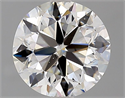 Natural Diamond 2.01 Carats, Round with Very Good Cut, I Color, SI1 Clarity and Certified by GIA