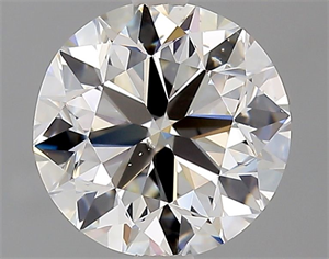 Picture of Natural Diamond 2.01 Carats, Round with Very Good Cut, I Color, SI1 Clarity and Certified by GIA