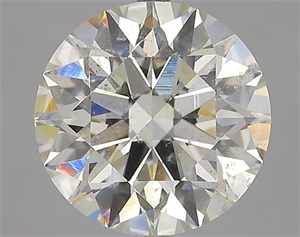 Picture of Natural Diamond 3.03 Carats, Round with Excellent Cut, J Color, SI2 Clarity and Certified by GIA