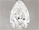 Natural Diamond 0.81 Carats, Pear with  Cut, D Color, VVS1 Clarity and Certified by GIA