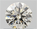 Natural Diamond 0.50 Carats, Round with Excellent Cut, J Color, VS1 Clarity and Certified by GIA