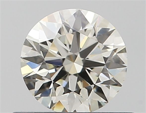 Picture of Natural Diamond 0.50 Carats, Round with Excellent Cut, J Color, VS1 Clarity and Certified by GIA