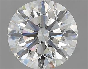 Picture of Natural Diamond 1.80 Carats, Round with Excellent Cut, H Color, SI1 Clarity and Certified by GIA