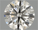 Natural Diamond 0.40 Carats, Round with Excellent Cut, H Color, VS2 Clarity and Certified by IGI