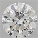 Natural Diamond 1.60 Carats, Round with Excellent Cut, F Color, VS1 Clarity and Certified by GIA