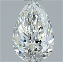 Natural Diamond 1.01 Carats, Pear with  Cut, G Color, VS1 Clarity and Certified by GIA