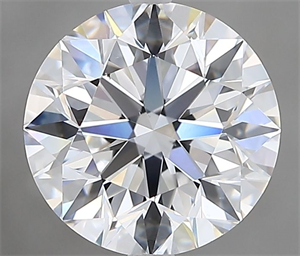 Picture of Natural Diamond 2.50 Carats, Round with Excellent Cut, D Color, VS2 Clarity and Certified by GIA