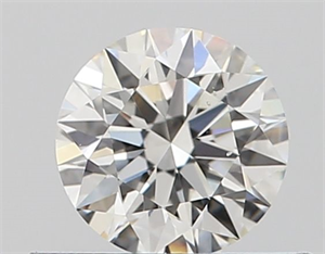 Picture of Natural Diamond 0.41 Carats, Round with Excellent Cut, H Color, SI1 Clarity and Certified by GIA