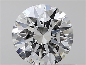 Picture of Natural Diamond 0.40 Carats, Round with Excellent Cut, I Color, VVS1 Clarity and Certified by GIA