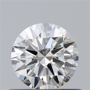 Picture of Natural Diamond 0.45 Carats, Round with Excellent Cut, I Color, VS1 Clarity and Certified by GIA