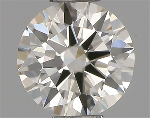 Picture of Natural Diamond 0.40 Carats, Round with Excellent Cut, J Color, VVS1 Clarity and Certified by IGI