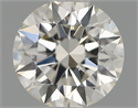 Natural Diamond 0.50 Carats, Round with Excellent Cut, H Color, SI1 Clarity and Certified by IGI