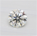 Natural Diamond 0.50 Carats, Round with Very Good Cut, K Color, SI2 Clarity and Certified by GIA