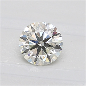 Picture of Natural Diamond 0.50 Carats, Round with Very Good Cut, K Color, SI2 Clarity and Certified by GIA