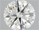 Natural Diamond 0.40 Carats, Round with Excellent Cut, I Color, VVS2 Clarity and Certified by GIA