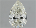 Natural Diamond 1.00 Carats, Pear with  Cut, J Color, SI1 Clarity and Certified by IGI