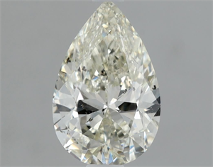 Picture of Natural Diamond 1.00 Carats, Pear with  Cut, J Color, SI1 Clarity and Certified by IGI