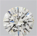 Natural Diamond 2.09 Carats, Round with Excellent Cut, K Color, VVS1 Clarity and Certified by GIA