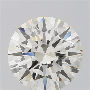 Picture of Natural Diamond 2.09 Carats, Round with Excellent Cut, K Color, VVS1 Clarity and Certified by GIA