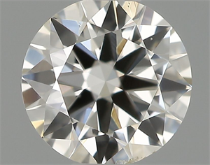 Picture of Natural Diamond 0.41 Carats, Round with Excellent Cut, H Color, VS2 Clarity and Certified by IGI