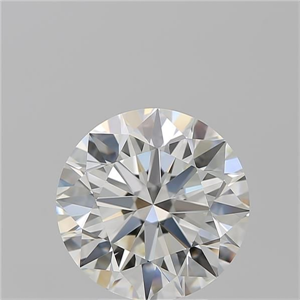 Picture of Natural Diamond 4.01 Carats, Round with Excellent Cut, I Color, VVS1 Clarity and Certified by GIA